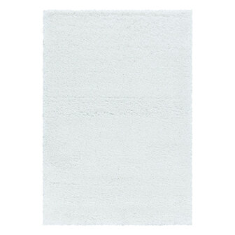 Hoogpolig fluffy vloerkleed Edel kleur wit
