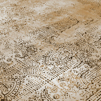 Vintage vloerkleed Elegant kleur koper
