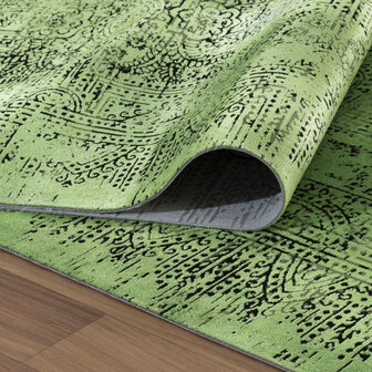 Vintage vloerkleed Elegant kleur groen