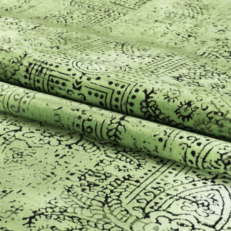 Vintage vloerkleed Elegant kleur groen