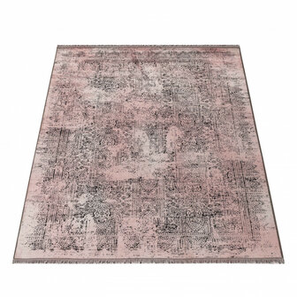 Vintage vloerkleed Elegant kleur rose