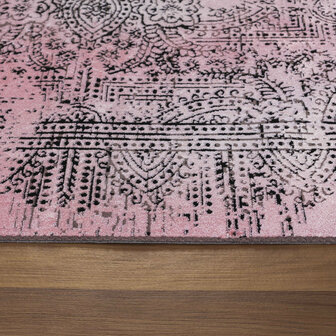Vintage vloerkleed Elegant kleur rose