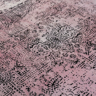 Vintage vloerkleed Elegant kleur rose
