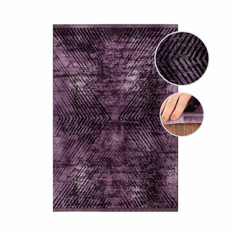 Vintage vloerkleed Elegant kleur lila