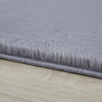 Effen of uni vloerleed Royal kleur grijs