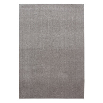 Effen of uni vloerkleed Lissabon kleur beige