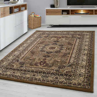 Klassiek vloerkleed Oriental kleur beige