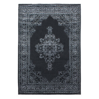 Klassiek vloerkleed Oriental kleur grijs 297