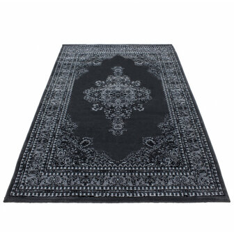 Klassiek vloerkleed Oriental kleur grijs 297