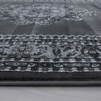 Klassiek vloerkleed Oriental kleur grijs 297