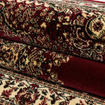 Klassiek vloerkleed Oriental kleur rood 297