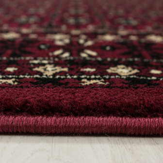 Klassiek vloerkleed Oriental kleur rood 351
