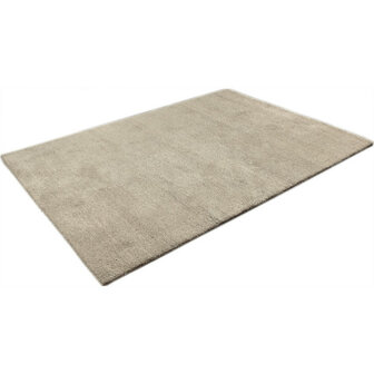 Wollen handloom vloerkleed Zenaga kleur zand