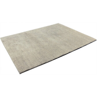 Wollen handloom vloerkleed Zenaga kleur licht grijs