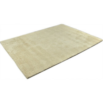 Wollen handloom vloerkleed Zenaga kleur ivoor