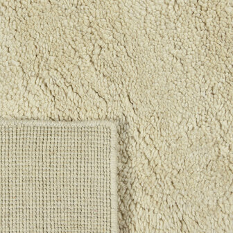 Wollen handloom vloerkleed Zenaga kleur ivoor