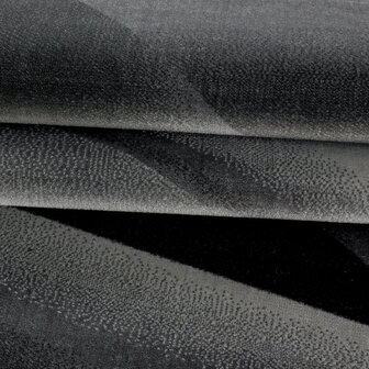 Modern vloerkleed Regent kleur zwart 6590