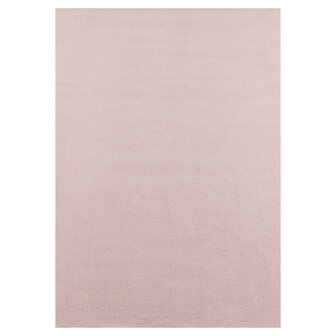 Effen of uni vloerkleed Dynasty kleur rose