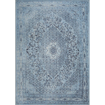 Vloerkleed Tabriz kleur licht blauw