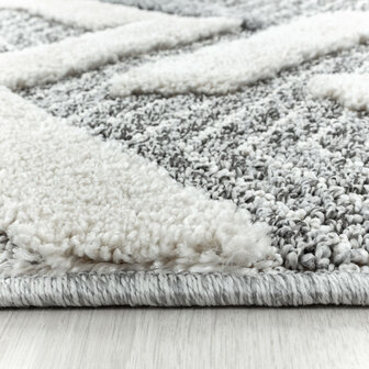 Grijs vloerkleed of karpet Ancona 4705