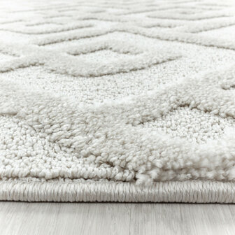 Creme vloerkleed of karpet Ancona 4708