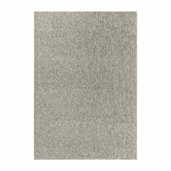 Kortpolig beige vloerkleed of karpet Verdi