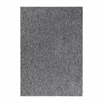 Kortpolig grijs vloerkleed of karpet Verdi