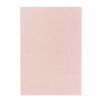 Kortpolig rose vloerkleed of karpet Verdi