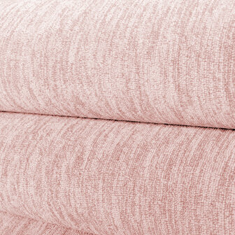Kortpolig rose vloerkleed of karpet Verdi