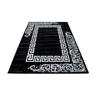 Modern vloerkleed Regent kleur zwart 6620