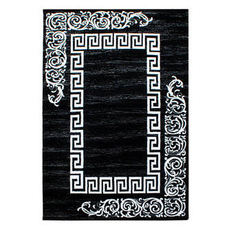 Modern vloerkleed Regent kleur zwart 6620