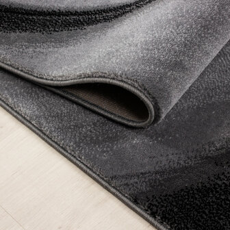 Modern vloerkleed Regent kleur zwart 6630