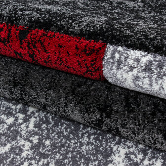 Rood vloerkleed of karpet Mabel 