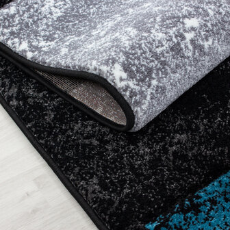 Turquoise vloerkleed of karpet Mabel 