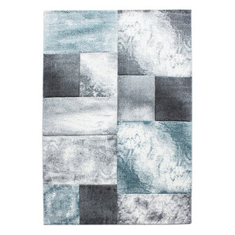 Blauw vloerkleed of karpet Mabel 