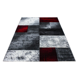 Rood vloerkleed of karpet Mabel 