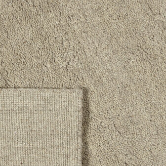 Wollen handloom vloerkleed Zenaga kleur zand op maat gemaakt van 100% zuiver wol  