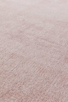 Viscose vloerkleed Current Ligne Pure kleur roze