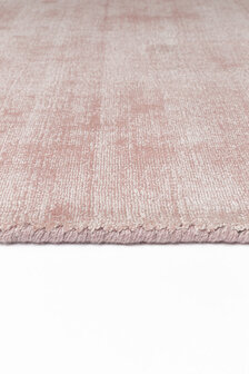 Viscose vloerkleed Current Ligne Pure kleur roze
