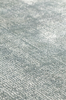 Viscose vloerkleed Current Ligne Pure kleur mint