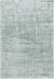 Viscose vloerkleed Current Ligne Pure kleur mint