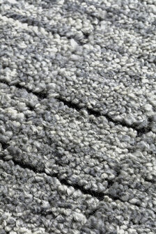 Modern wollen vloerkleed Mesch Ligne Pure kleur grijs