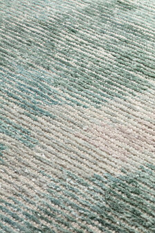 Vintage vloerkleed Erode Ligne Pure kleur groen