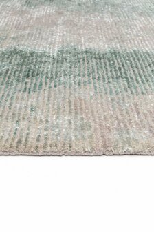 Vintage vloerkleed Erode Ligne Pure kleur groen