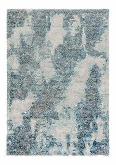 Blauw vintage vloerkleed