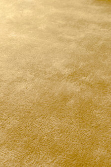 Effen vloerkleed Glow Ligne Pure kleur goud