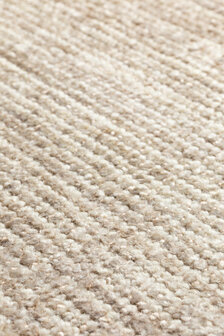 Zuiver wol vloerkleed Oat Ligne Pure kleur zand