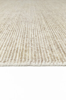 Zuiver wol vloerkleed Oat Ligne Pure kleur zand