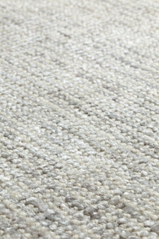 Zuiver wol vloerkleed Oat Ligne Pure kleur grijs