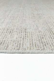 Zuiver wol vloerkleed Oat Ligne Pure kleur grijs
